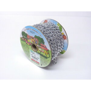 【エントリーでP10倍◆】ニッサチェイン R-AM22 アルミマンテル 15m巻 銀 ガーデニング 園芸 庭仕事 外仕事 作業 ワイヤーロープ 吊下げ金具 ハンキング チェーン ワイヤー フック プランター