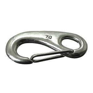 【エントリーでP10倍◆】ニッサチェイン ステンスプリングスナップ 70mm ガーデニング 園芸 庭仕事 外仕事 作業 ワイヤーロープ 吊下げ金具 ハンキング チェーン ワイヤー フック プランター