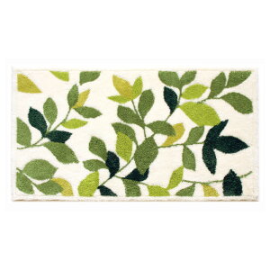 【エントリーでP10倍◆】リーフグリーン2 吸着 60x110 玄関マット IV キッチンマット トイレマット 快適 カバー トイレ キッチン 台所 家庭用品 衛生用品 キッチンマット トイレマット 快