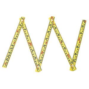 【エントリーでP10倍◆】シンワ測定 定規 測定器 直尺 曲尺 巻尺 78623ファイバー折尺尺相当付1m5折