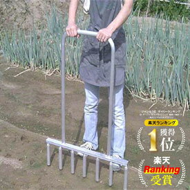 楽天ランキング1位 定植用下穴開け器 φ25 定植 穴あけ 穴開け ネギ アルミ製 農業 農具 軽量 日本製 国産 ミツル 便利 準備 土 作物　種 簡単 楽 種まき 準備 定植　家庭菜園 田畑 園芸