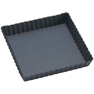 【エントリーでP10倍◆】タイガークラウン #5095 Bkセパトタルト型 角16cm お菓子作り デコレーション 日本製 子ども 子供 道具 プレゼント ギフト 調理器具 ケーキ 作り方 クッキー 型 抜き型