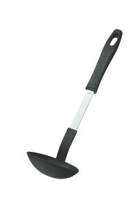 【エントリーでP10倍◆】田辺金具 抗菌耐熱お玉 (小) ブラック 料理 調理 調理道具 調理器具 盛り付け キッチン 台所 サラダ 薬味 食事 トング スパチュラ スケッパー ターナー フライ返し 引