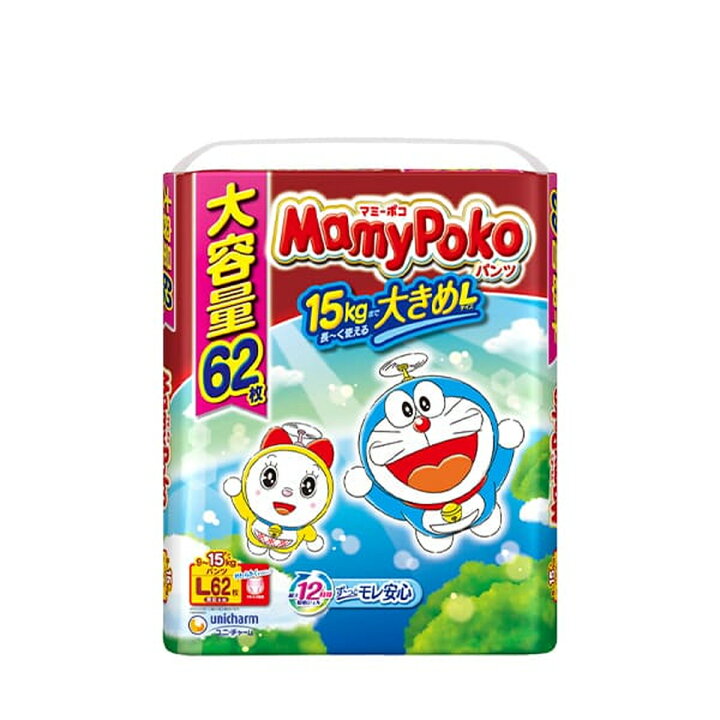 楽天市場】マミーポコパンツL62枚ドラえもん 子ども用 キッズ用 
