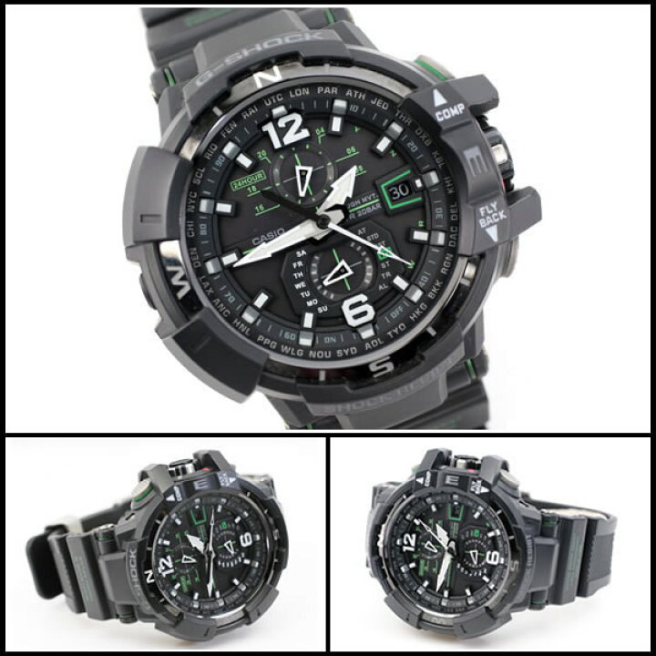 楽天市場】カシオ G-SHOCK スカイコックピット GW-A1100-1A3JF 電波 