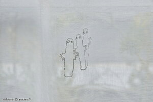 ���[�~�� �J�[�e�� �V�A�[ �j�����j�����{�C�� 3�T�C�Y�W�J�i100×133cm�^100×176cm�^100×198cm�j��2���g(1����) �z���C�g ���{���i���n�����j �X�~�m�G MOOMIN