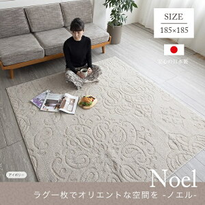 ���O Noel M�T�C�Y ��185×185cm ��2�� �A�C�{���[/�O���[ ���{�� �h�_�j �V�ііh�~ �z�b�g�J�[�y�b�g�E���g�Ή� �y�� �E�H�b�V���u�� �X�~�m�G �m�G�� noel
