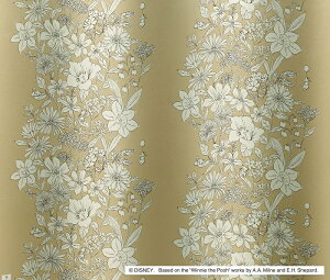 プー カーテン ドレープ パルテール 約100×200cm 2枚組(1窓分) ベージュ/ライトブルー スミノエ POOH プーさん Disney ディズニーホームシリーズ ウォッシャブル 日本製