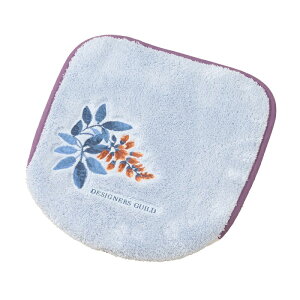 デザイナーズギルド イケバナ 兼用フタカバー(普通便座&温水洗浄・暖房便座兼用) ブルー/ベージュ DESIGNERS GUILD