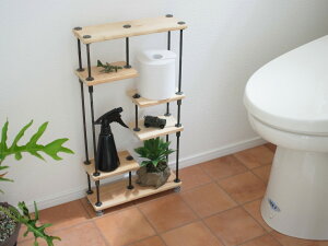 【SALE10%off】wood iron shelf 550*300*100〈ナチュラル〉