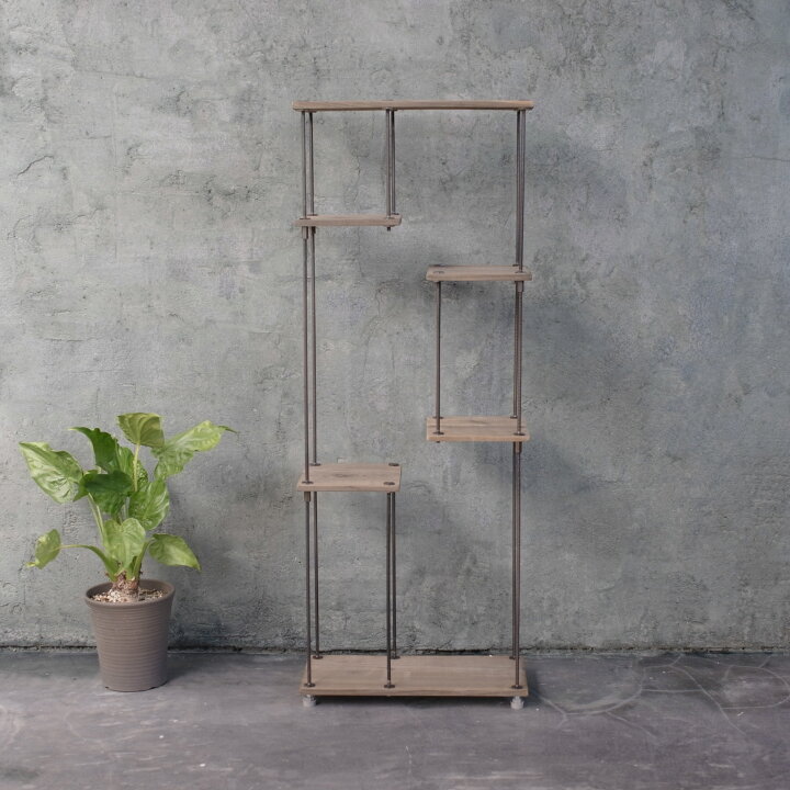 楽天市場】【テレビCM掲載】wood iron shelf 1190*450*225 