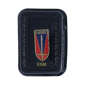 デッドストック フランス陸軍士官学校 ESM インシグニア コレクターズ ミリタリー ブローチ ピンバッチ 【中古】