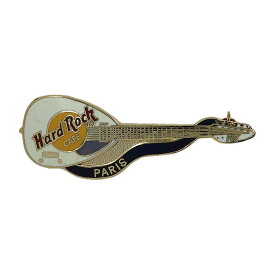 【中古】Hard Rock CAFE ギター 楽器 ブローチ ハードロックカフェ ピンバッジ ピンバッチ PARIS レトロ