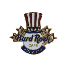 【中古】Hard Rock CAFE ブローチ ハードロックカフェ ピンバッチ ピンバッジ 1999年 独立記念日 ハット