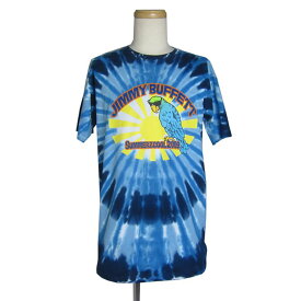 【中古】ミュージシャン JIMMY BUFFETT タイダイ染め プリントTシャツ ロックTシャツ メンズ Mサイズ古着 半袖【異国屋】