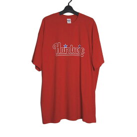 【新品】プリントTシャツ 赤 半袖 メンズ 大きいサイズ 2XL tシャツ GILDAN トップス ティーシャツ デッドストック Hardcore 【異国屋】