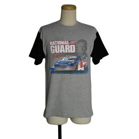 【中古】tシャツ NASCAR レーシングドライバー DALE JR プリントTシャツ レーシングカー メンズ Sサイズ位 古着 リメイクTシャツ【異国屋】