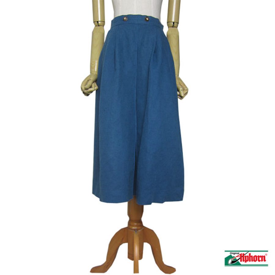 送料無料 中古 ファッションの Alphorn リネン混 チロル カントリー 異国屋 民族衣装 w70.5cm 期間限定の激安セール レディース 古着 スカート
