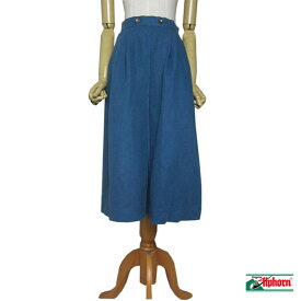 【中古】Alphorn リネン混 チロル カントリー スカート レディース w70.5cm 民族衣装 古着