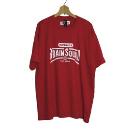 【新品】tシャツ Hanes プリントTシャツ ヘインズ 赤 BRAIN SQUAD メンズ XLサイズ ティーシャツ