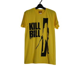 【新品】tシャツ 映画 キルビル プリントTシャツ GILDAN 黄色 イエロー メンズ Sサイズ 半袖 ティーシャツ KILL BILL