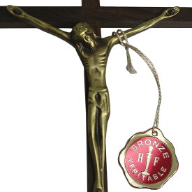 【中古】キリスト 十字架 置物 小型 フランス購入 インテリア小物 【異国屋】