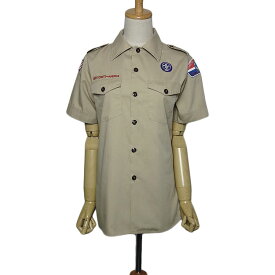 【中古】ボーイスカウトシャツ 半袖 ユースサイズ アメリカ製 シャツ 古着 BOY SCOUTS OF AMERICA