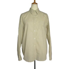 【中古】ラルフローレン Ralph Lauren プレーンシャツ レディースSサイズ 古着 クラシカルシャツ 無地 長袖