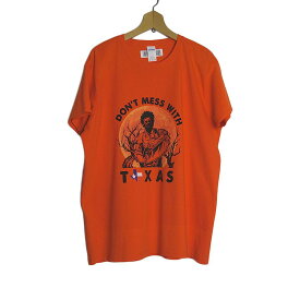 【新品】GILDAN シリアルキラー 殺人鬼 プリントTシャツ 半袖 レディース XLサイズ オレンジ色 ティーシャツ Tシャツ