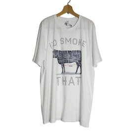 【新品】tシャツ CANVAS ユニーク 牛 アニマル プリントTシャツ 白色 メンズ 大きいサイズ 2XL 半袖 ティーシャツ tee アウトレット