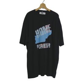 【新品】NEXT LEVEL プリントTシャツ 黒色 半袖 メンズ 大きいサイズ 3XL ティーシャツ HOME FOREVER