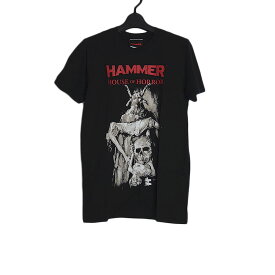 【新品】tシャツ HAMMER HOUSE OF HORROR プリントTシャツ GILDAN 黒色 メンズ Sサイズ 半袖 ティーシャツ ホラー スカル