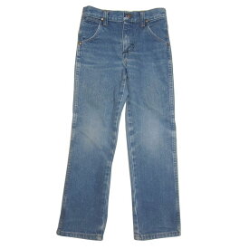 【中古】Wrangler デニムパンツ USA製 ラングラー デニム キッズ7歳 ジーンズ ジーパン 古着 子供服【異国屋】