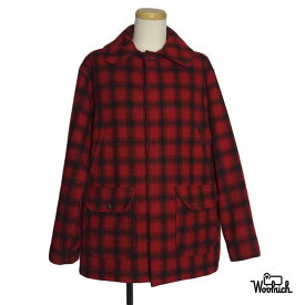 【中古】Woolrich ウールジャケット ウールリッチ 80's ビンテージ マッキーノ ジャケット USA製 チェック柄 メンズ Lサイズ 古着