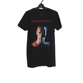 【新品】tシャツ 映画 ターミネーター2 プリントTシャツ TERMINATOR 黒色 メンズ Sサイズ 半袖 ティーシャツ イギリス