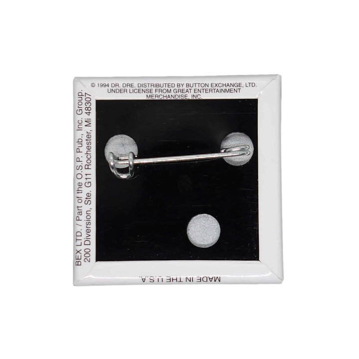 楽天市場】【中古】USA製 ラッパー DR.DRE 缶バッジ 90 