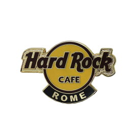 【中古】Hard Rock CAFE ピンズ ハードロックカフェ ROME ピンバッジ ビンバッチ 留め具付き