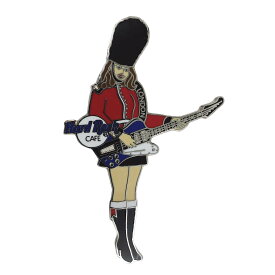 【中古】Hard Rock CAFE ギターを弾く女性衛兵 ピンズ ハードロックカフェ LONDON ピンバッジ ピンバッチ 留め具付き