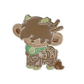 【中古】Bright Bat Design 牛 キャラクター Churro the Cinnamon Cow ピンズ ピンバッジ ピンバッチ