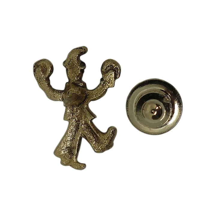 楽天市場】【中古】ピエロ ピンズ 道化師 金色 ラインストーン 留め具 