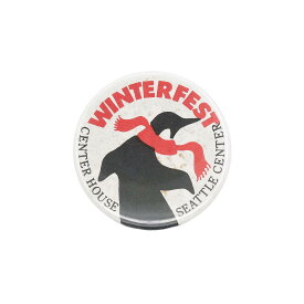 【中古】アメリカ シアトル・センター ビンテージ 缶バッジ WINTERFEST レトロ 缶バッチ 米国 ピンバッジ