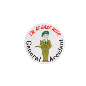 【中古】イギリス 輸入雑貨 レトロ 缶バッジ 軍曹 ビンテージ 缶バッチ ピンバッチ