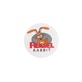 【中古】うさぎ キャラクター RUSSEL RABBIT レトロ 缶バッジ イギリス 英国雑貨 缶バッチ ピンバッチ