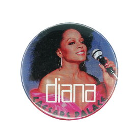 【中古】歌手 ダイアナ・ロス Diana Ross ヴィンテージ 缶バッジ グッズ レア ピンバッジ レトロ 缶バッチ R&B