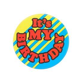 【中古】It's MY BIRTHDAY 缶バッジ レトロ 缶バッチ イギリス輸入雑貨 ピンバッジ 誕生日