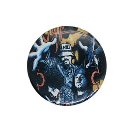 【中古】USA製 CYPRESS HILL 缶バッジ 90's レトロ ヒップホップグループ ピンバッジ サイプレス・ヒル 缶バッチ ビンテージ ピンバッチ
