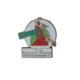 【中古】Euro Disney ピーターパン ピンズ ESSO ディズニー Fantasyland レトロ ピンバッチ ピンバッジ 留め具付き