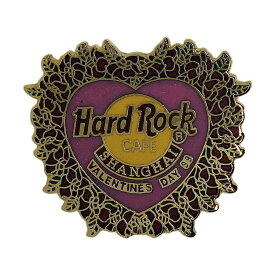 【中古】 Hard Rock CAFE ブローチ ハードロックカフェ バレンタイン ピンバッチ コレクター SHANGHAI 【異国屋】