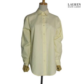 【中古】RALPH LAUREN ラルフローレン コットン シャツ 長袖 レディース L位 古着 クラシカルシャツ 【異国屋】