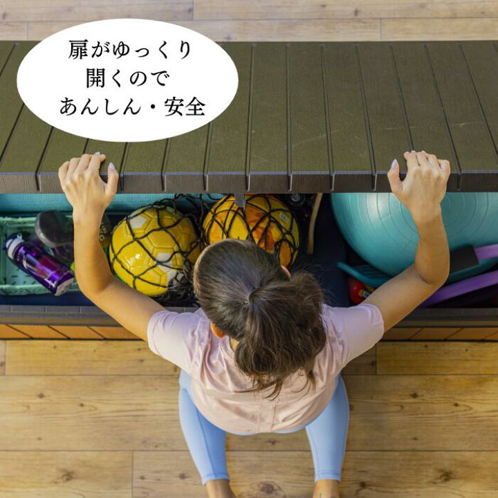 楽天市場】【8月上旬入荷予定】屋外 収納庫 ストレージ ボックス 570L 